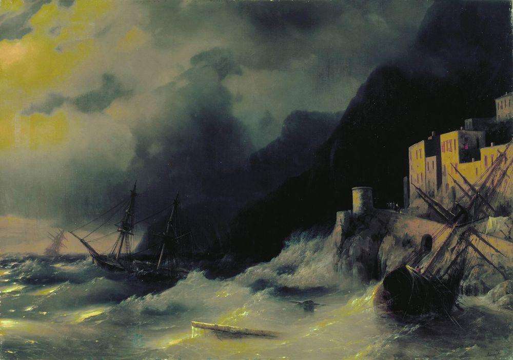 Буря на море. 1850 - Айвазовский Иван Константинович