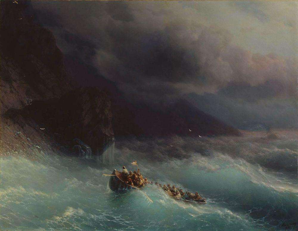 Буря на Черном море. 1873 - Айвазовский Иван Константинович