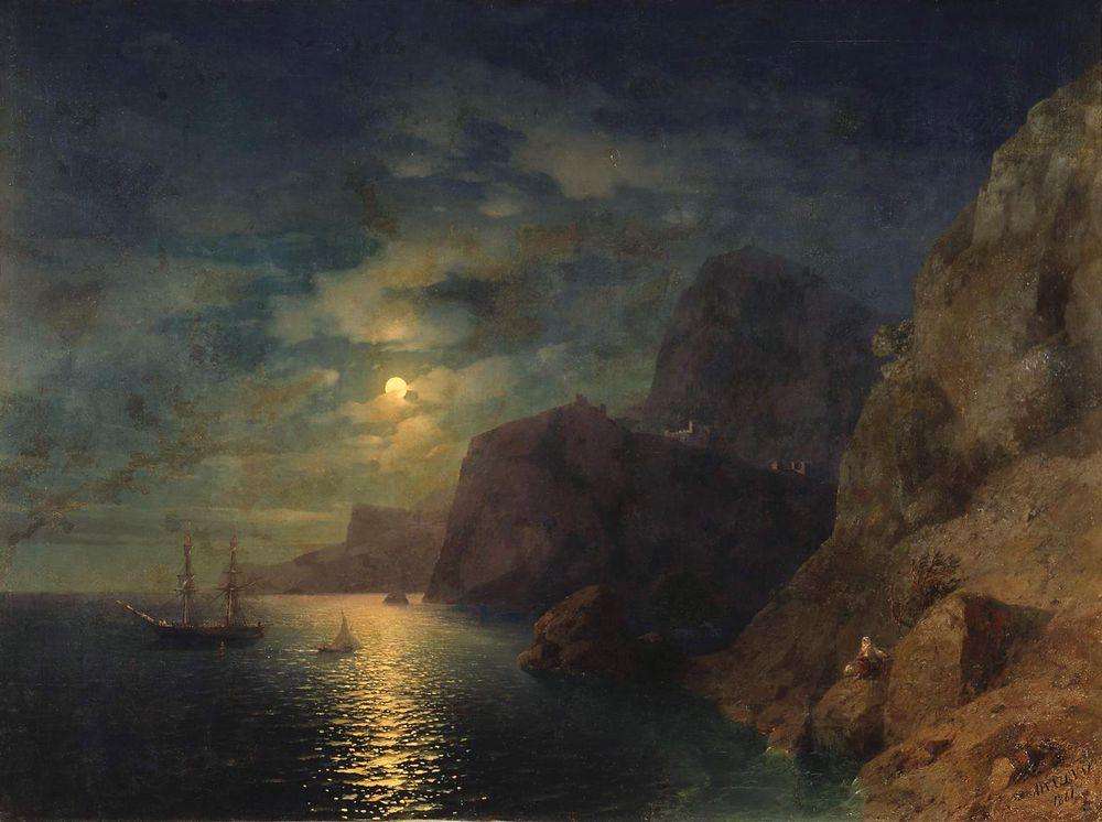 Море ночью. 1861 - Айвазовский Иван Константинович
