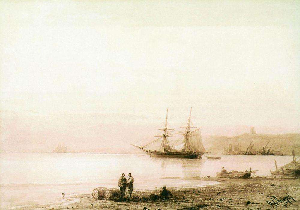 Морской берег. 1861 - Айвазовский Иван Константинович
