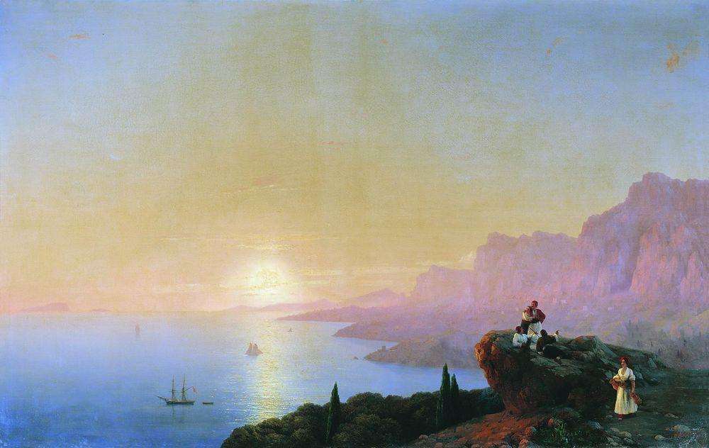 Морской залив. 1842 - Айвазовский Иван Константинович