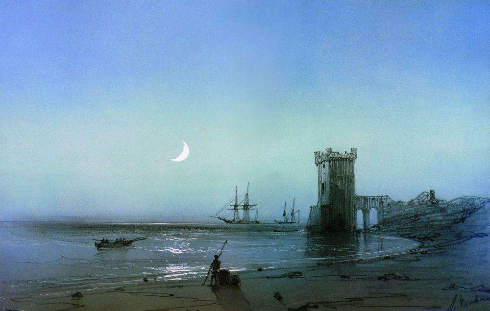 Морской пейзаж. 1850-е - Айвазовский Иван Константинович