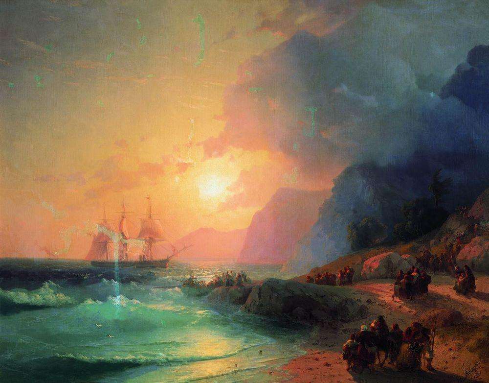 На острове Крит. 1867 - Айвазовский Иван Константинович