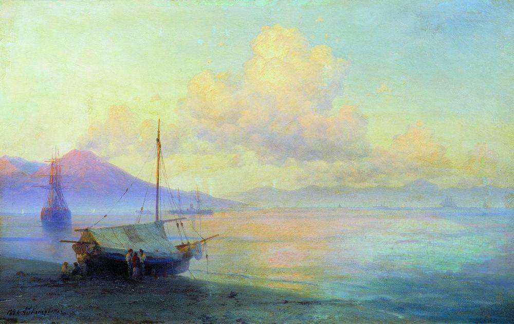 Неаполитанский залив утром. 1893 - Айвазовский Иван Константинович