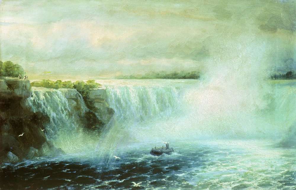 Ниагарский водопад. 1893 - Айвазовский Иван Константинович