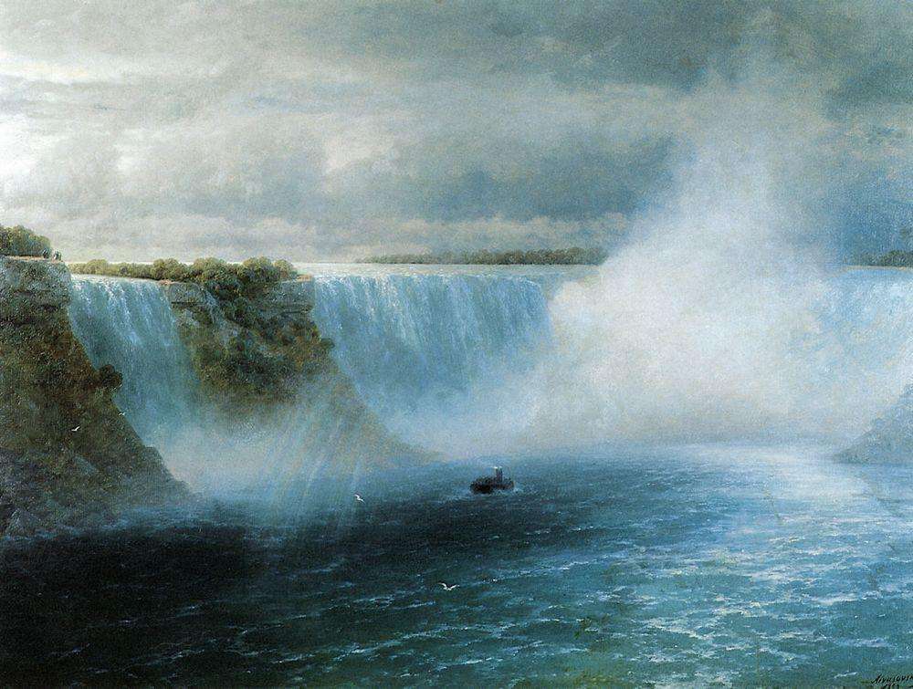 Ниагарский водопад2. 1893 - Айвазовский Иван Константинович