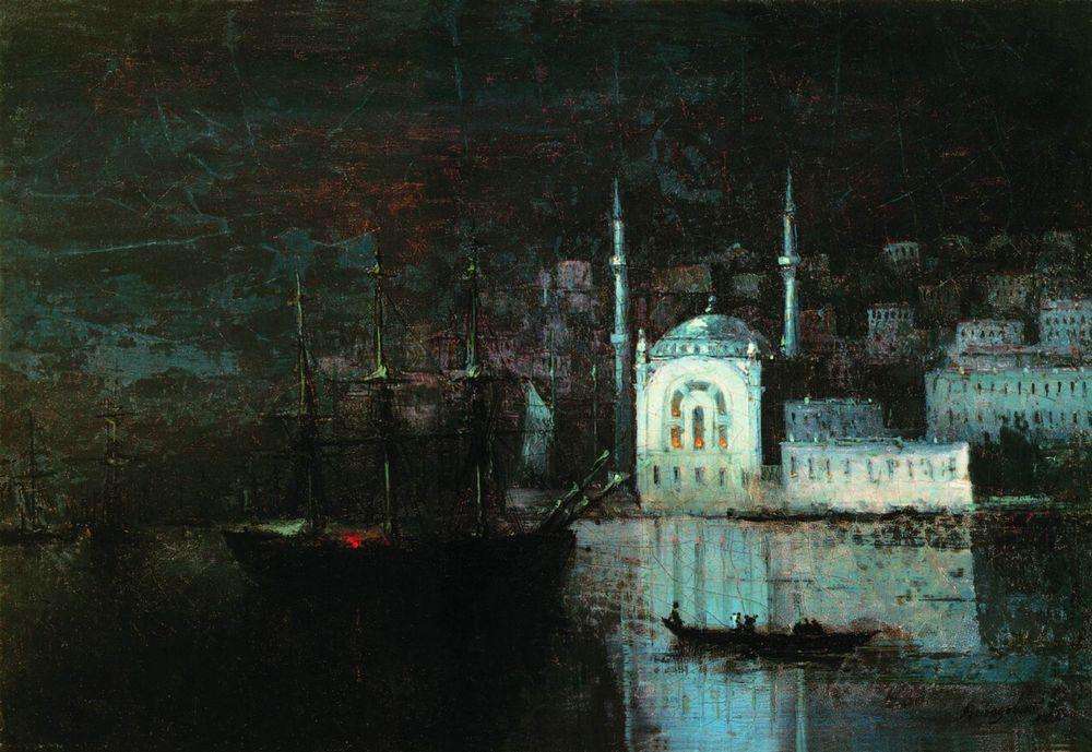 Ночной Константинополь. 1886 - Айвазовский Иван Константинович