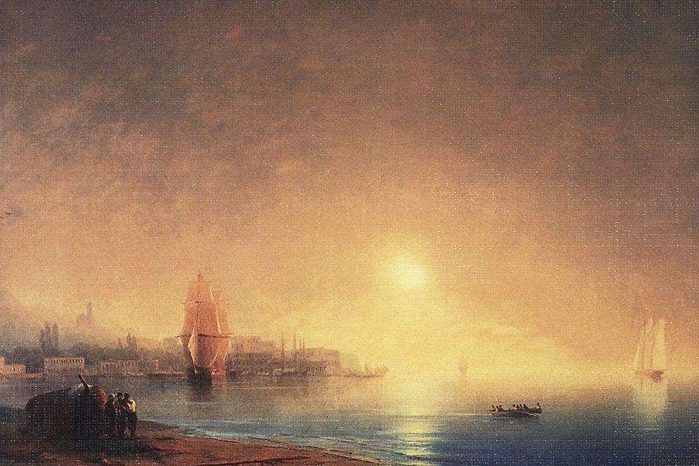 Утро на берегу залива. 1853 - Айвазовский Иван Константинович