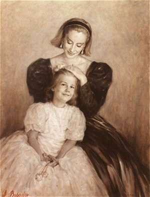 Mother and daughter -   
