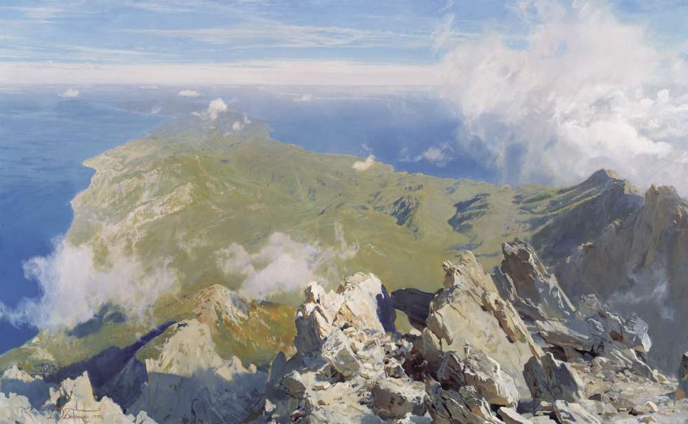 Панорама Афона с вершины Святой Горы - Белюкин Дмитрий Анатольевич