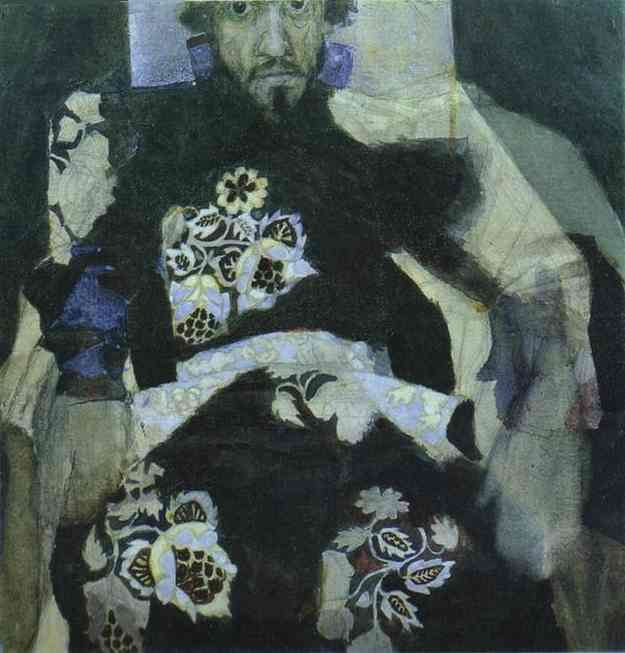 A Man in a Russian Old-Style Costume - Врубель Михаил 