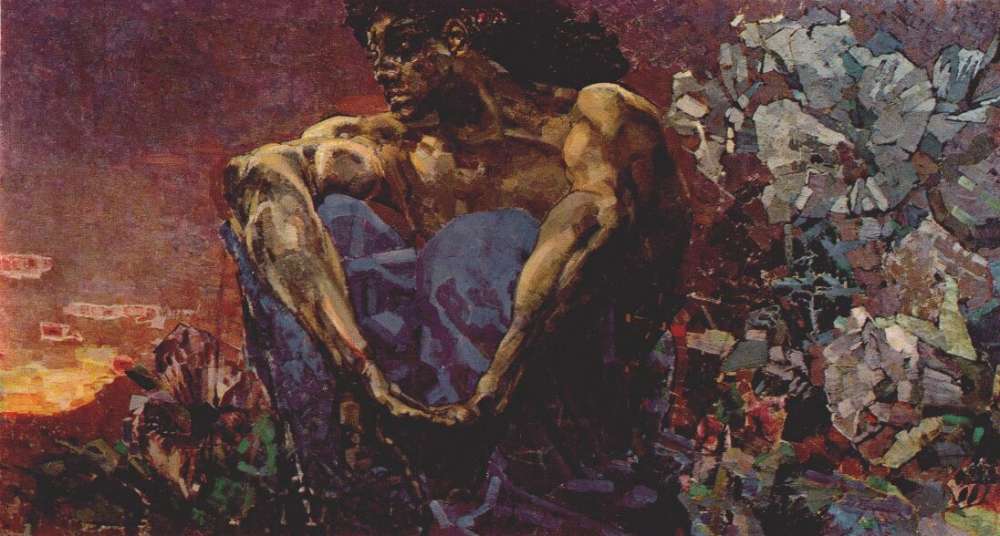 vrubel_the_demon_seated_1890 -   