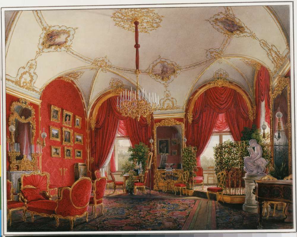Interiors.of.the.Winter.Palace.The.Fourth.Reserved.Apartment.The.Corner.Room -   