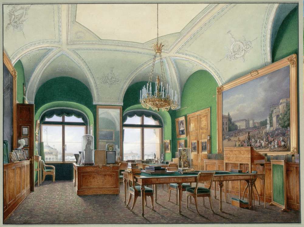 Interiors.of.the.Winter.Palace.The.Large.Study.of.Emperor.Nicholas.I -   