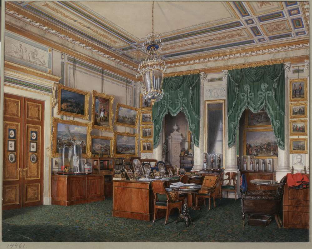 Interiors.of.the.Winter.Palace.The.Study.of.Emperor.Alexander.II -   