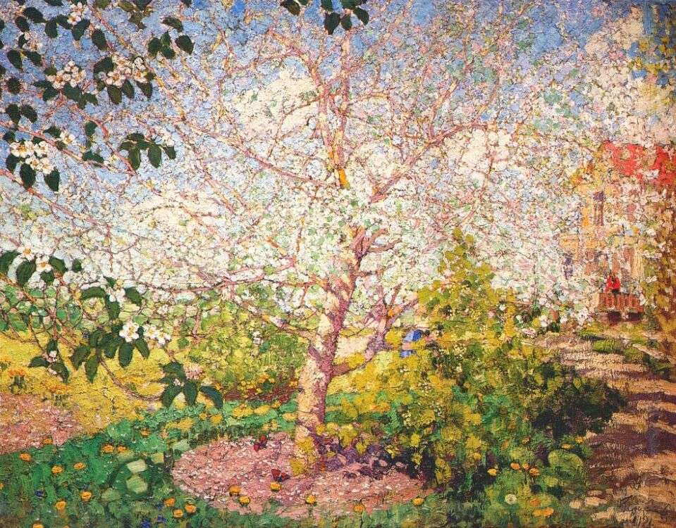 gerasimov,a_apple_tree_in_blossom_1914 -   