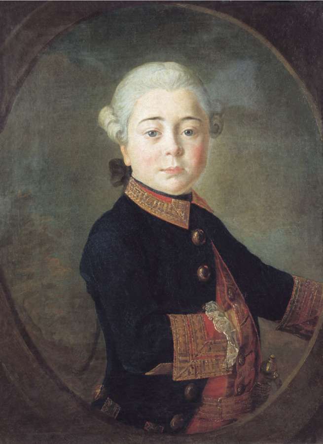 Портрет графа Николая Дмитриевича Матюшкина в детстве. 1763 - Головачевский Кирилл Иванович