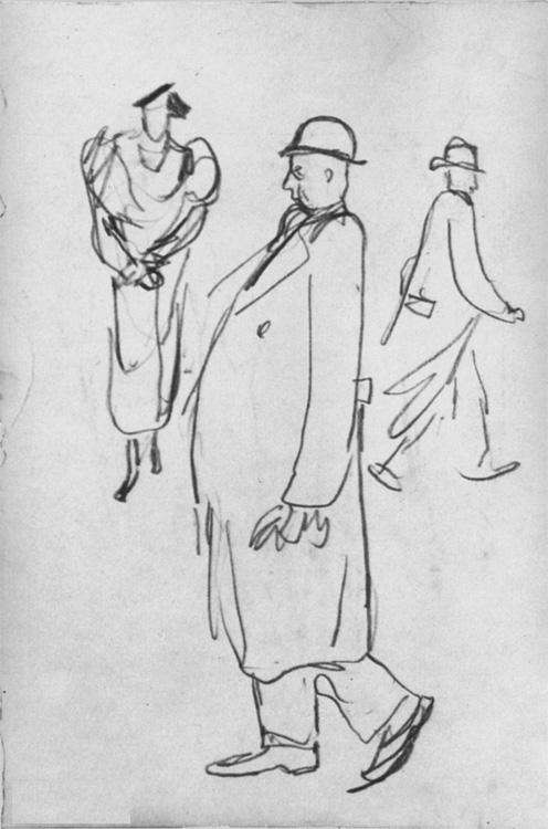 1935 Из американских зарисовок. Б., к. 25x17,4 Ссх - Дейнека Александр Александрович