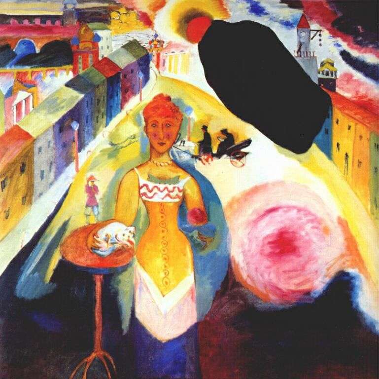 kandinsky_lady_in_moscow_1912 -   