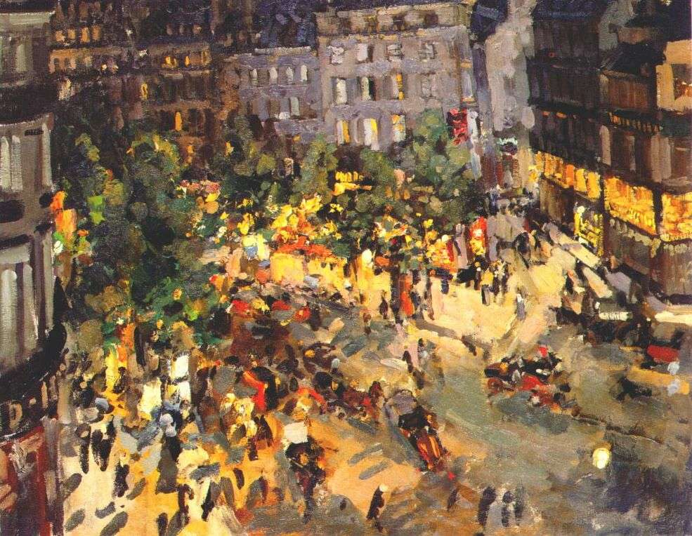 korovin_paris_(boulevard_des_capucines)_1911 -   