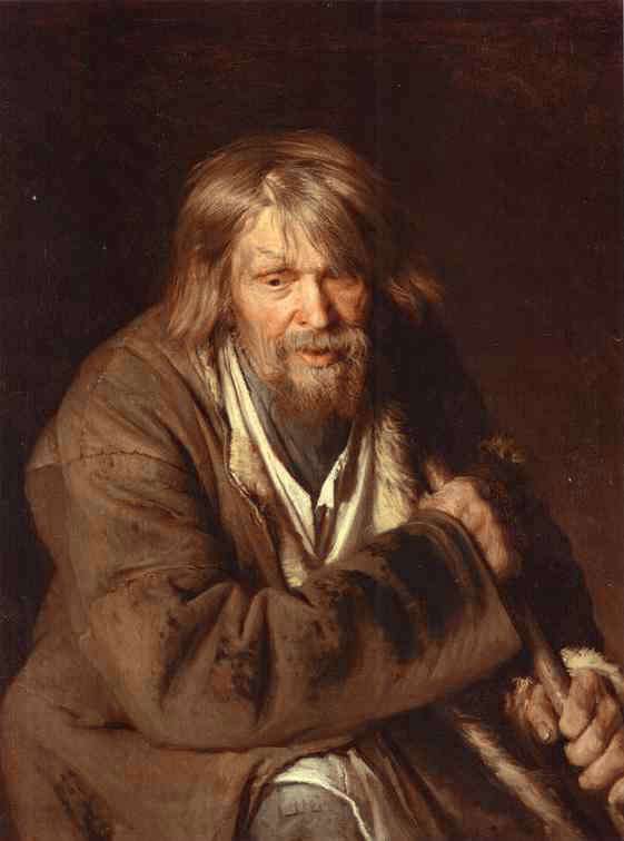 1872 Portrait of an Old Peasant (study) -   