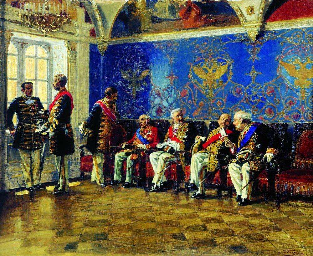 В ожидании аудиенции. 1904 - Маковский Владимир Егорович