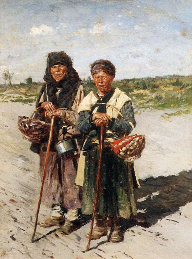 Две странницы. 1885 - Маковский Владимир Егорович