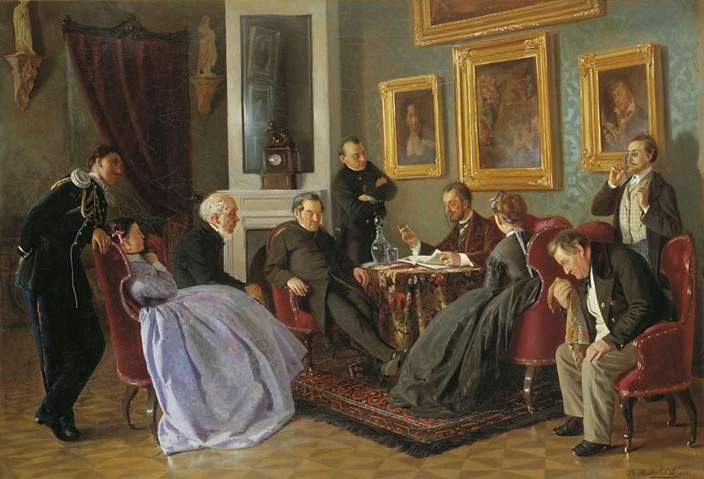 Литературное чтение. 1866(2) - Маковский Владимир Егорович