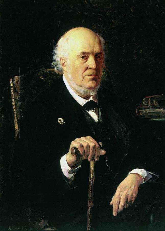 Портрет Е.И.Маковского. 1880 - Маковский Владимир Егорович