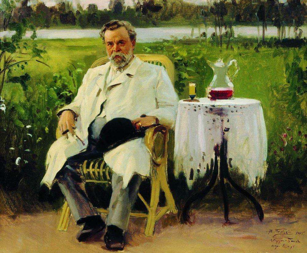 Портрет И.Е.Цветкова. 1905 - Маковский Владимир Егорович