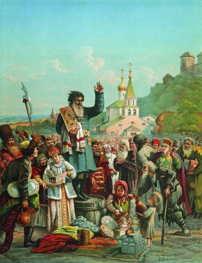 Воззвание Кузьмы Минина к нижегородцам в 1611 году - Маковский Константин Егорович