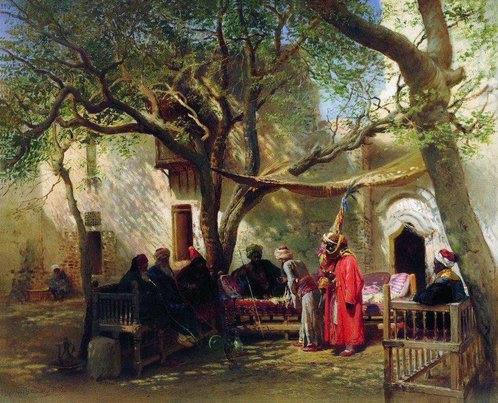 Дервиши в Каире. 1875 - Маковский Константин Егорович