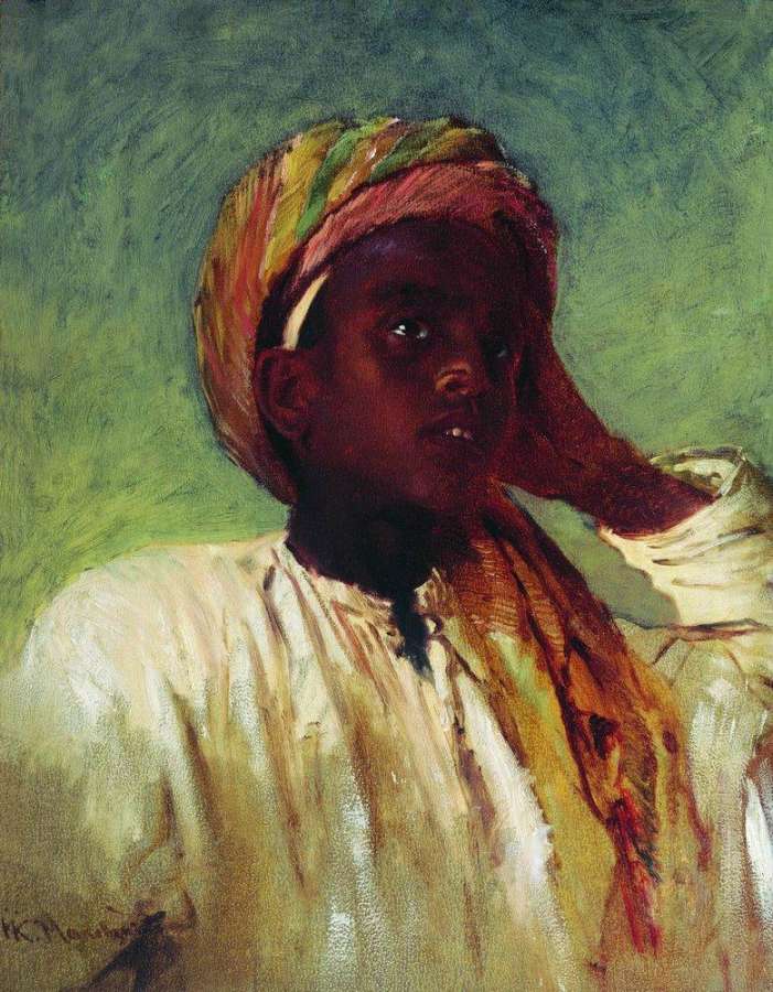 Мальчик-араб. 1876 - Маковский Константин Егорович