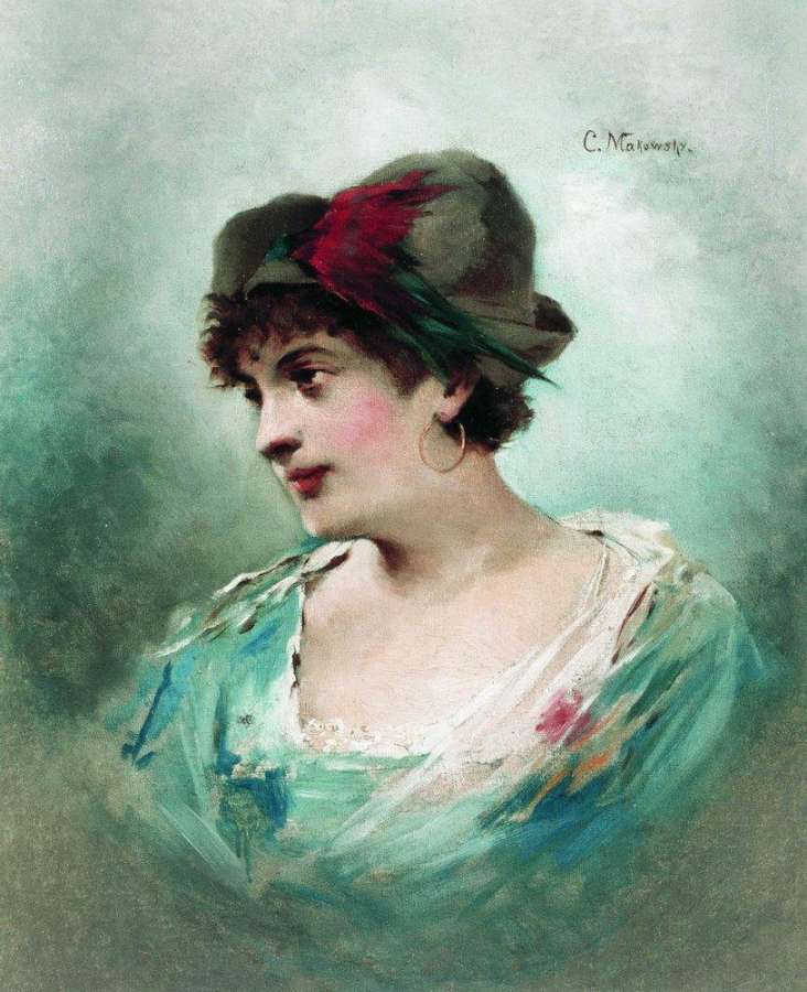 Портрет Марии Петипа. 1900-е - Маковский Константин Егорович