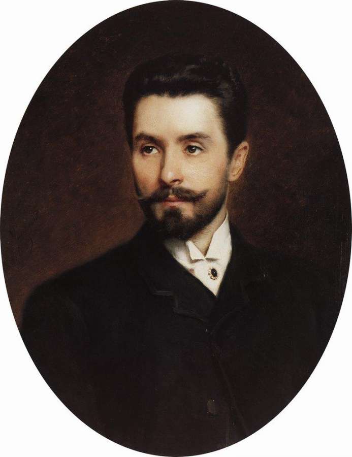 Портрет оперного певца Н.Н.Фигнера. 1889 - Маковский Константин Егорович