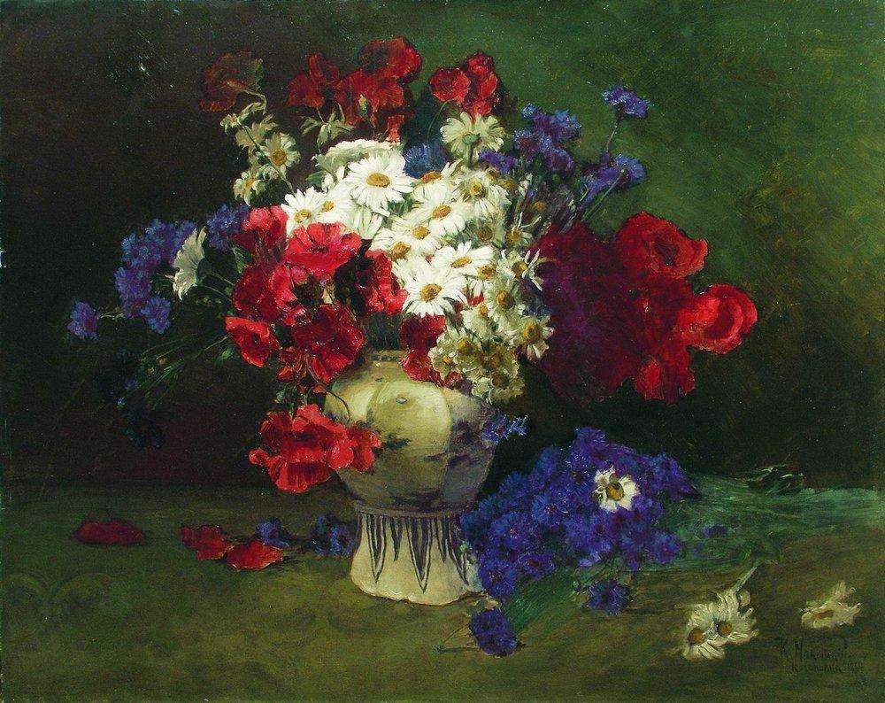 Цветы2. 1884 - Маковский Константин Егорович