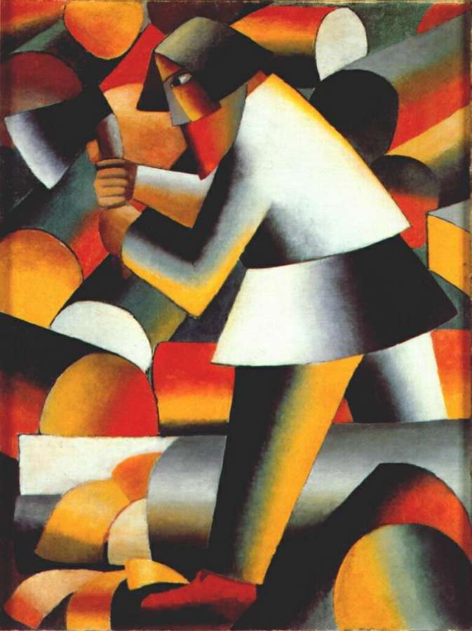 malevich_the_woodcutter_1912 -   