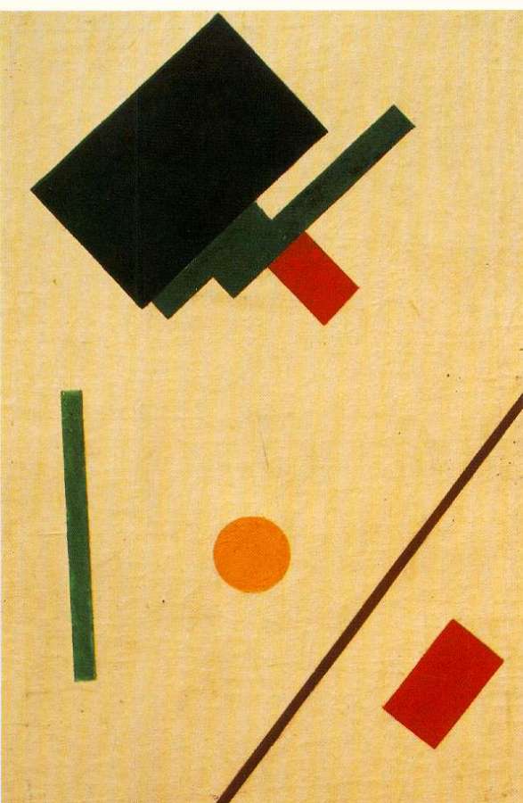 Malevitj Suprematist composition 1915, Fine Arts Museum, Tul -   