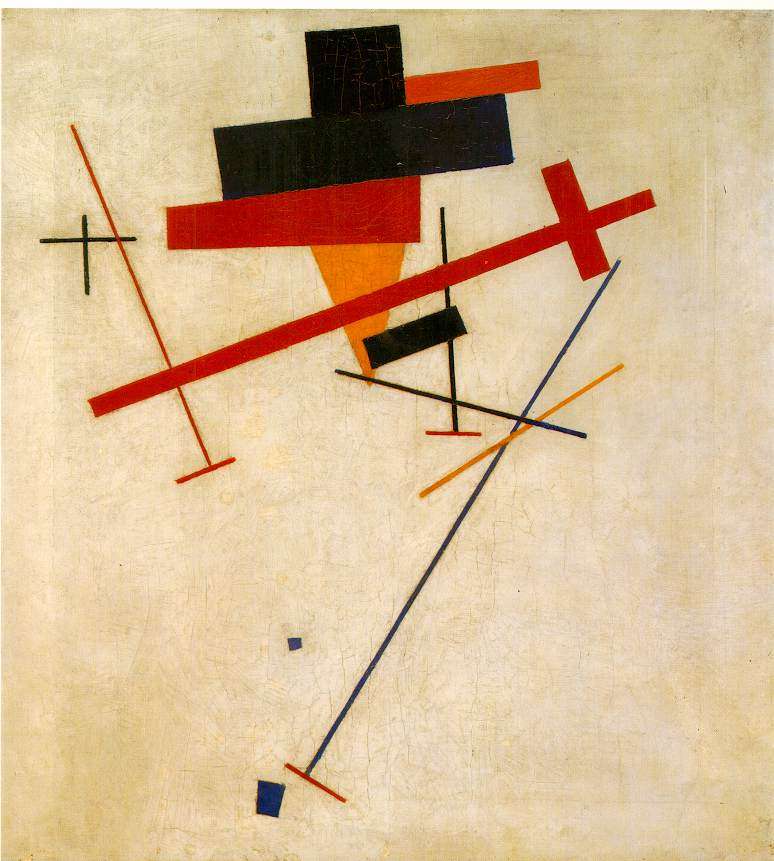 Malevitj Suprematist painting 1915-16, Wilhelm Hacke Museum, -   
