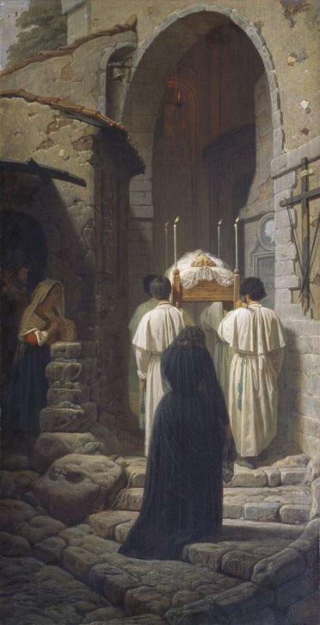 Похороны в Италии. 1861  - Реймерс Иван Иванович