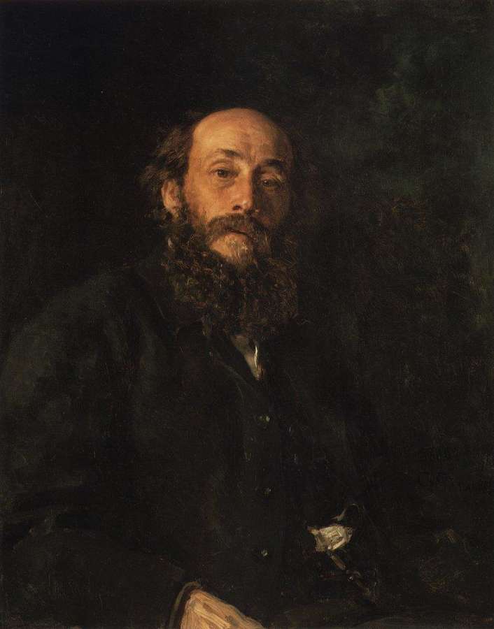 Портрет художника Н.Н.Ге. 1880 - Репин Илья Ефимович