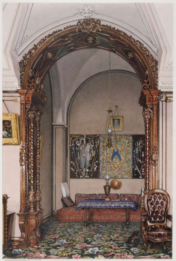 Interiors.of.the.Winter.Palace.The.Alcove.of.the.Study.of.Grand.Prince.Nikolai.Nikolayevich -   