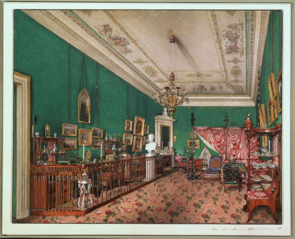 Interiors.of.the.Winter.Palace.The.Bedroom.of.Grand.Princess.Maria.Nikolayevna -   