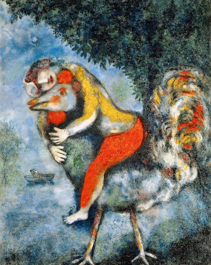 Chagall, Marc - The Cockerel (end -   