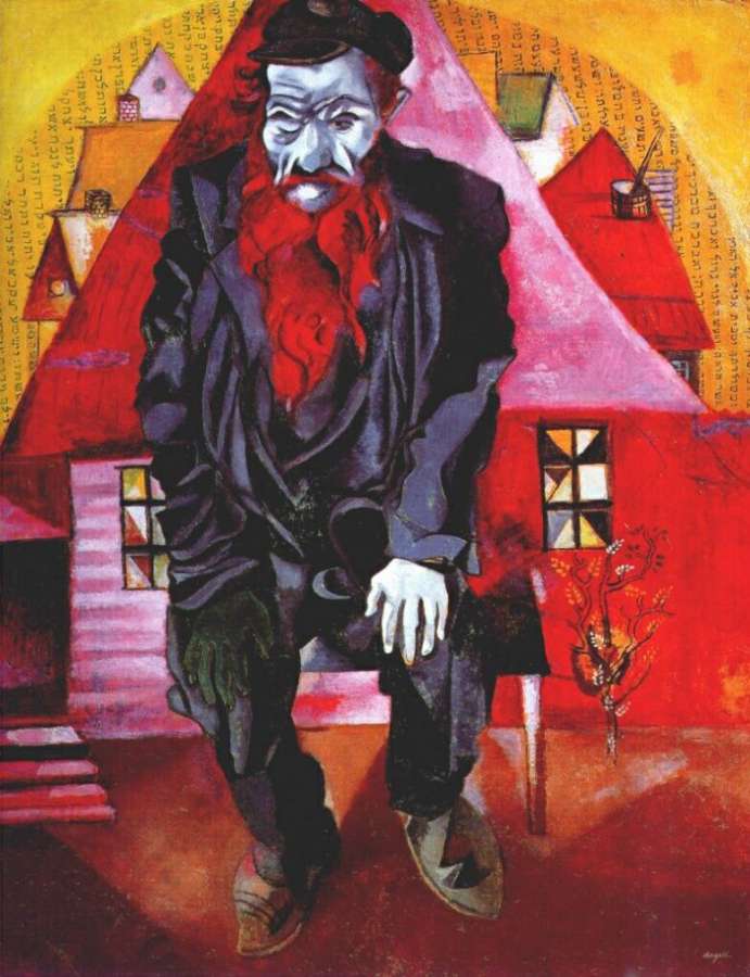chagall_jew_in_red_1915 -   