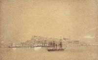 Вид Лиссабона. 1843 - Айвазовский