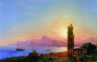 Закат на море. 1856 - Айвазовский