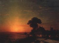 Закат солнца в Малороссии. 1863 - Айвазовский