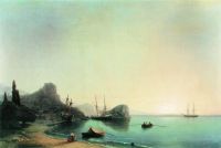 Итальянский пейзаж. 1855 - Айвазовский