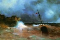 Конец бури на море. 1839 - Айвазовский